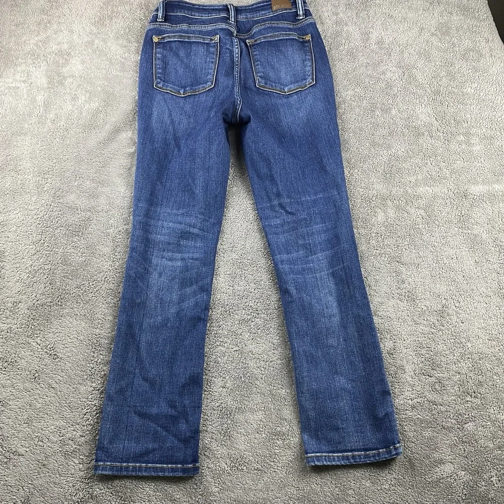 Judy Blue Skinny Fit Capri‎ Jeans Womens 7/28 Blue Mid Rise Denim